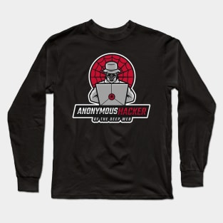 Anonymous Hacker of the Deep Web Long Sleeve T-Shirt